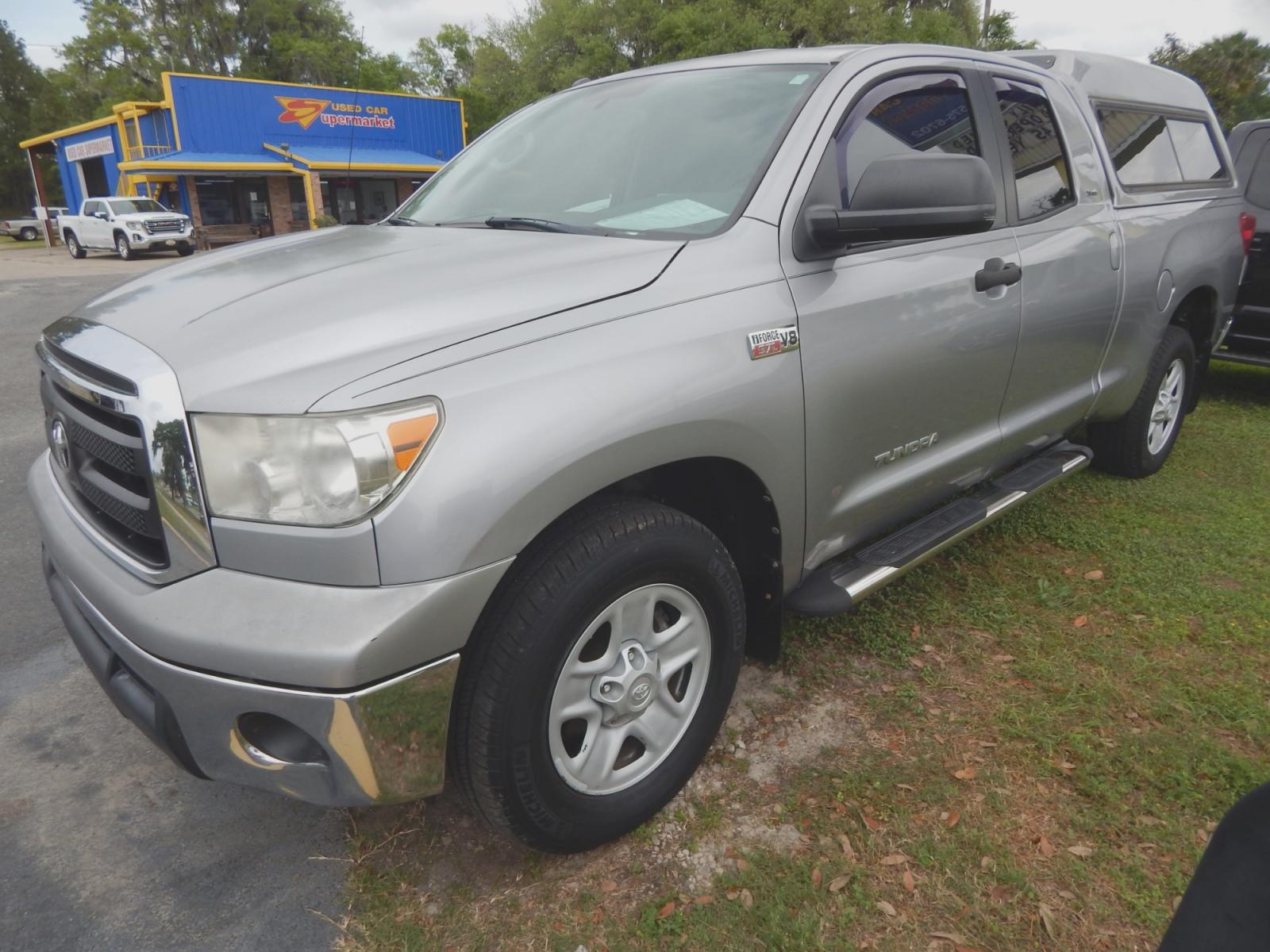 2012 Silver Metallic /Charcoal Toyota Tundra SR5 (5TFRY5F19CX) with an 5.7L V8 engine, Automatic transmission, located at 3120 W Tennessee St, Tallahassee, FL, 32304-1002, (850) 575-6702, 30.458841, -84.349648 - Photo #0